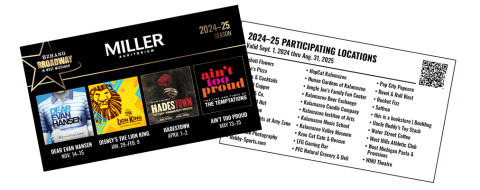 Miller Participant Card front and back